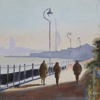 Harbourside walk- Hardway Art – Portsmouth Harbour Hampshire