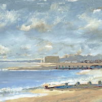 Hillhead Beach Towards Sailing Club –  Art Prints and Painting
