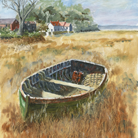 Old Boat at Pin Mill, Suffolk – Art Prints For Sale