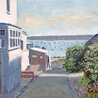 Old Hardway Lane Towards The Harbour – Art Prints and Painting For Sale