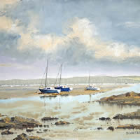 Portsmouth Harbour Looking North From Hardway Hampshire – Art Prints and Oil Painting