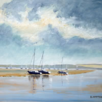 Portsmouth Harbour Towards Porchester – Art Prints and Painting For Sale