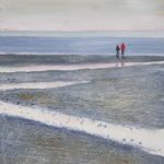 Shingle Spit Hill Head – Hampshire Art Gallery – Oil Painting – Gosport Artist David Whitson