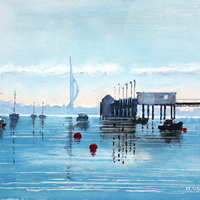 Morning Light Portsmouth Harbour – Hampshire Art Gallery