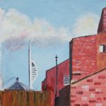 Spinnaker Tower from Priddys Hard – Oil Painting and Art Prints – Artist David Whitson